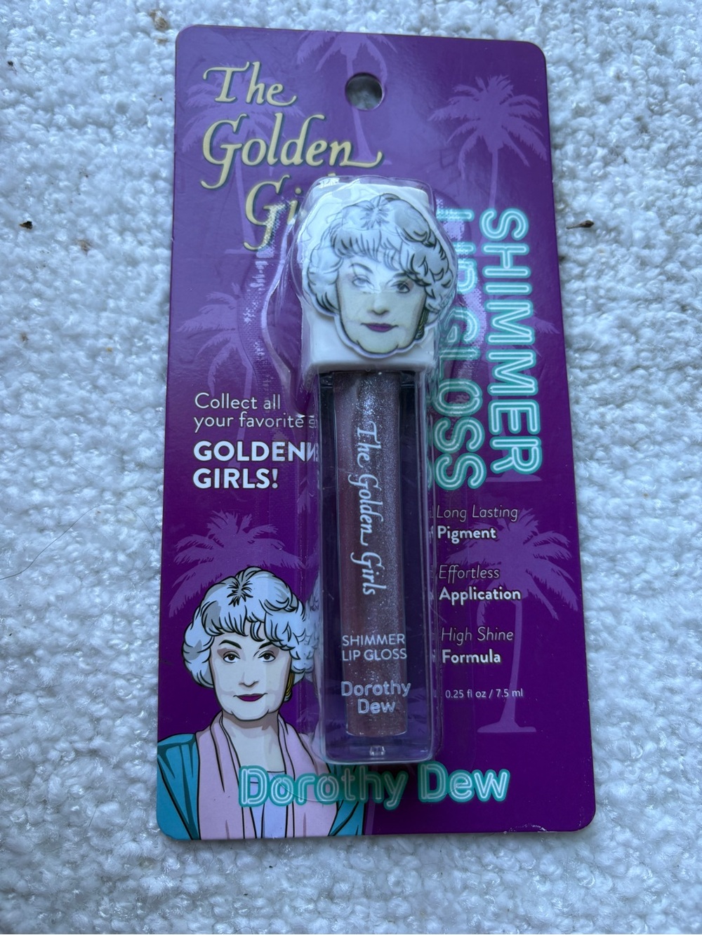 Golden Girlls Shimmer Lip Gloss - Dorothy Dew